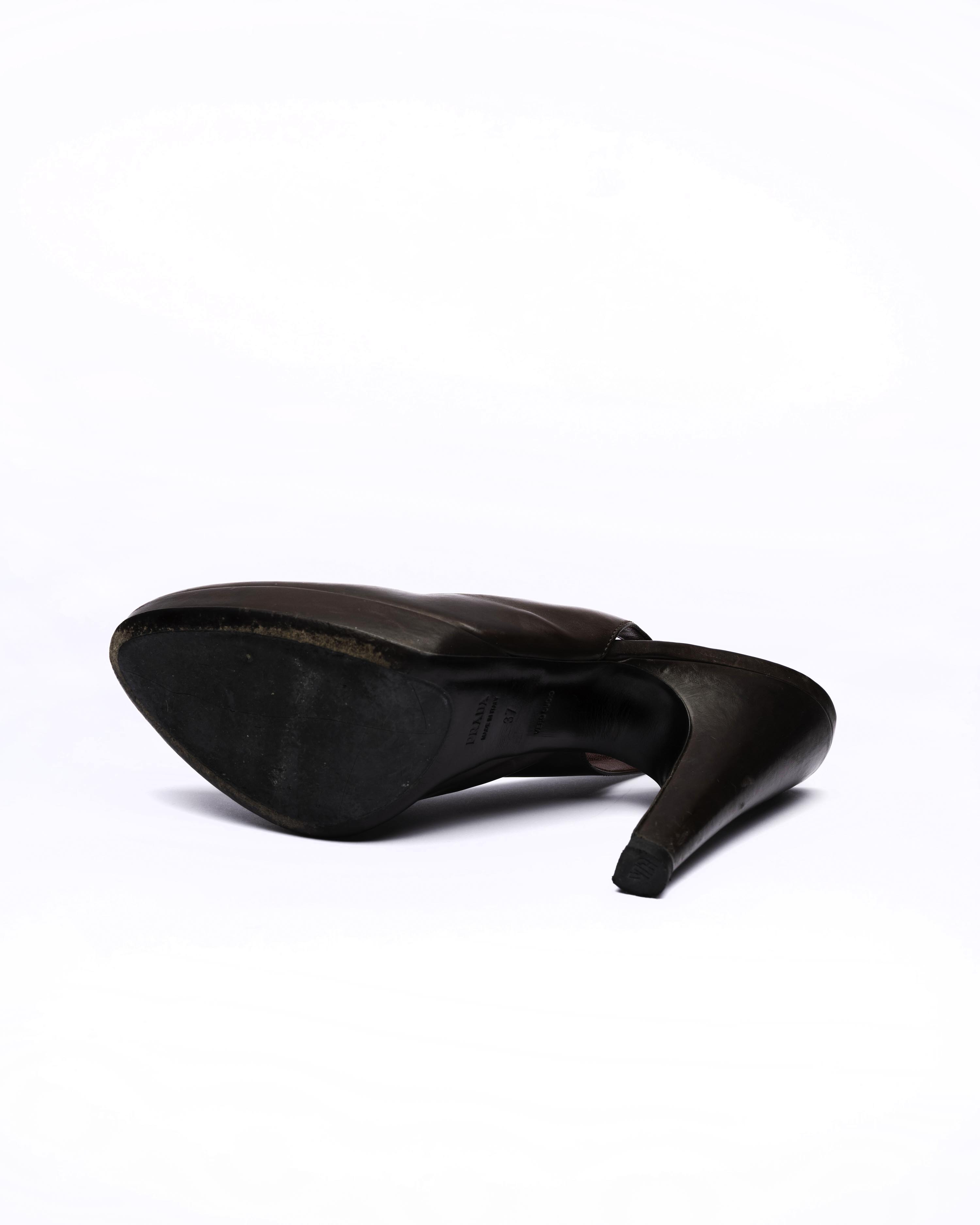 Prada Platform Slingback Pumps