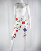 Gianfranco Ferré Jeans Botanical Print Capri Pants