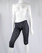 Patrizia Pepe Firenze Lace Capri Leggings