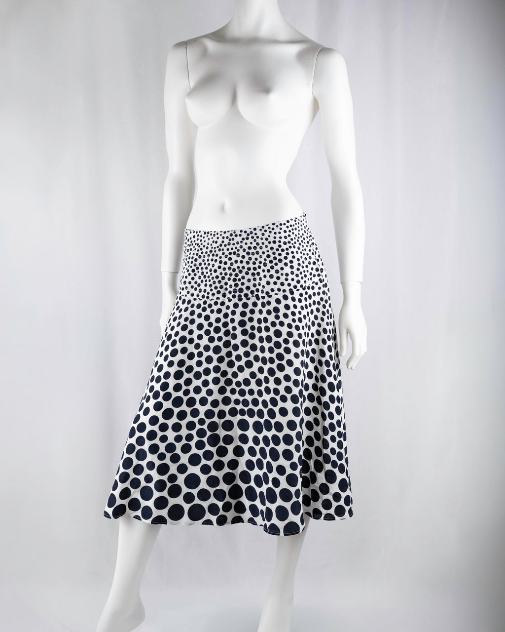 Betty Barclay Silk Polka Dot Midi Skirt