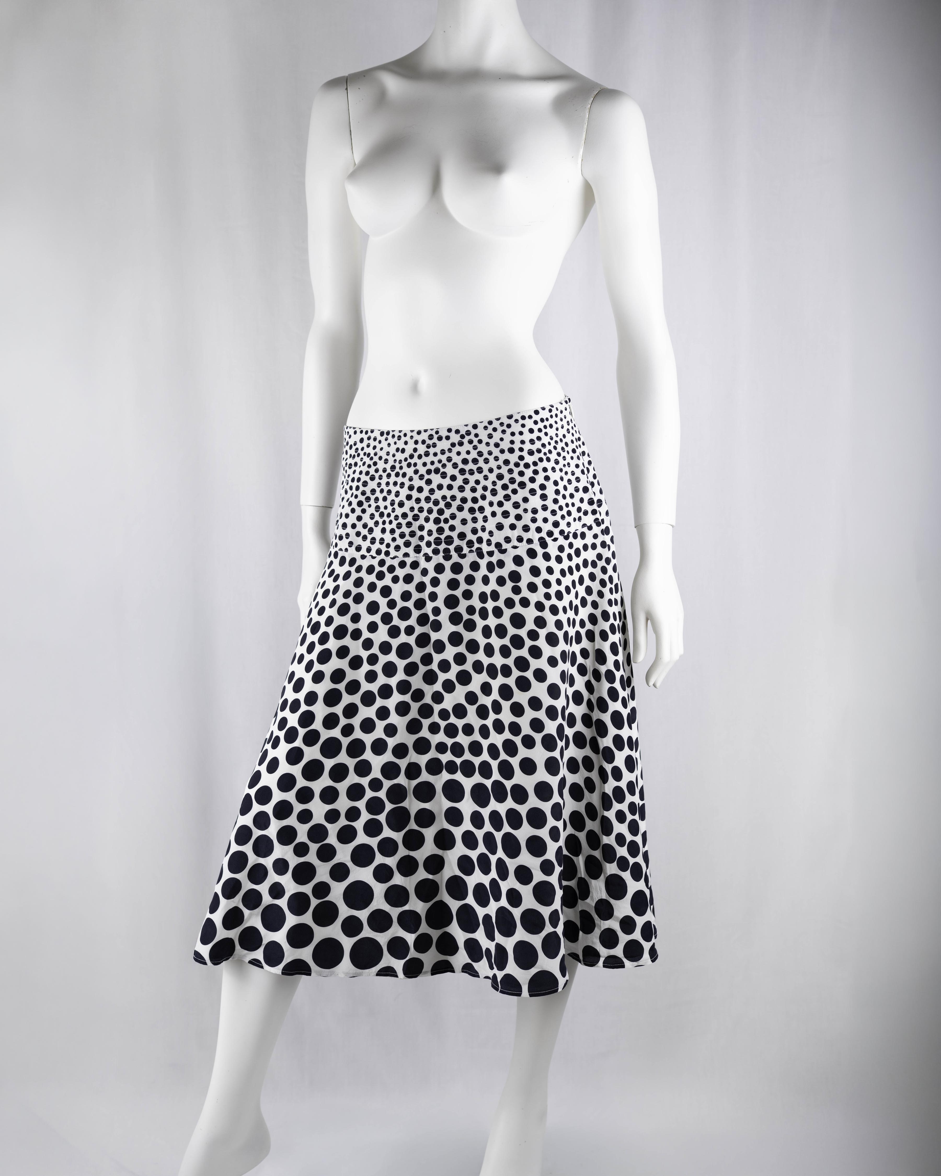 Betty Barclay Silk Polka Dot Midi Skirt