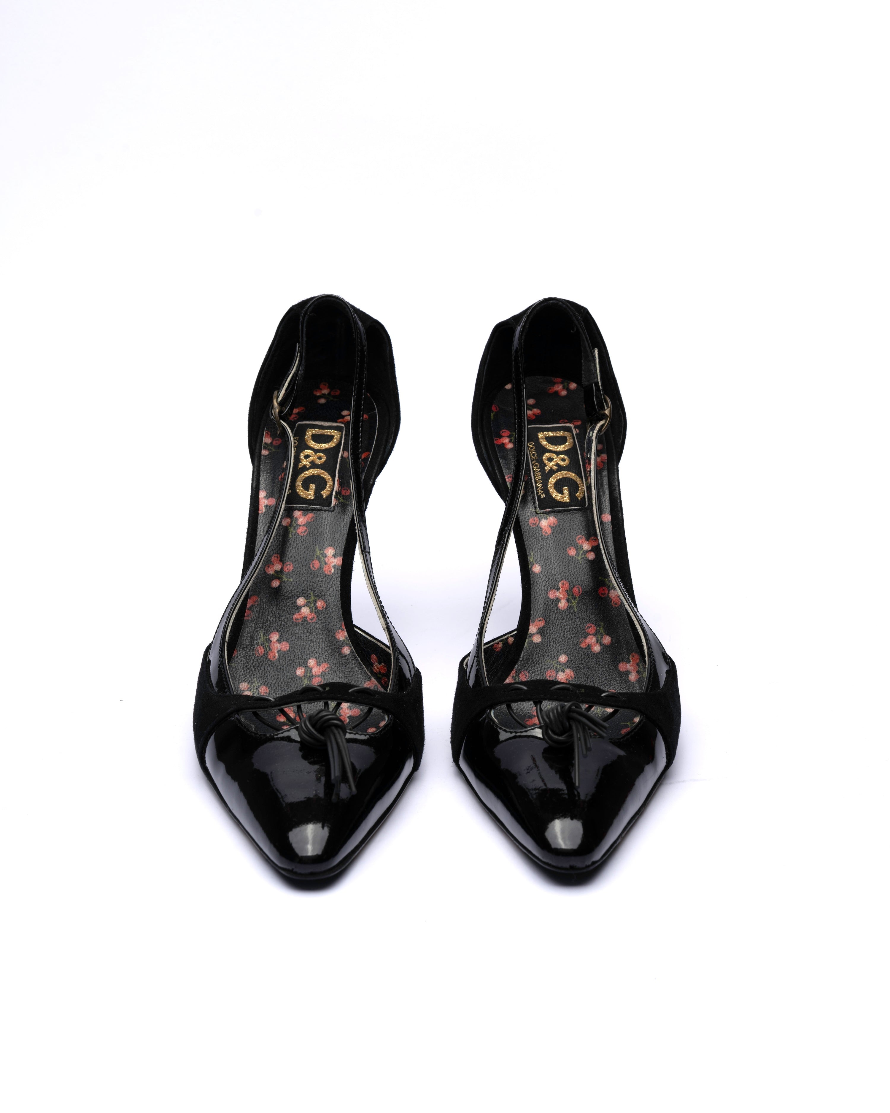 D&G Cherry Slingback Heels
