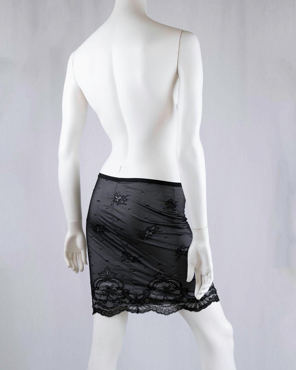 Intimissimi Black Lace Mini Skirt