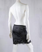 Intimissimi Black Lace Mini Skirt