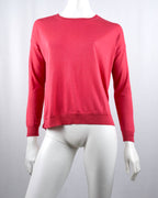 Blumarine Coral Silk Cashmere Sweater