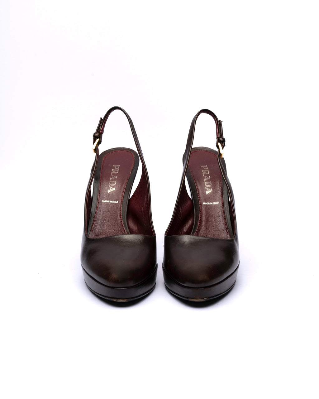 Prada Platform Slingback Pumps