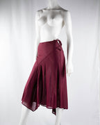 Patrizia Pepe Wool Asymmetric Skirt