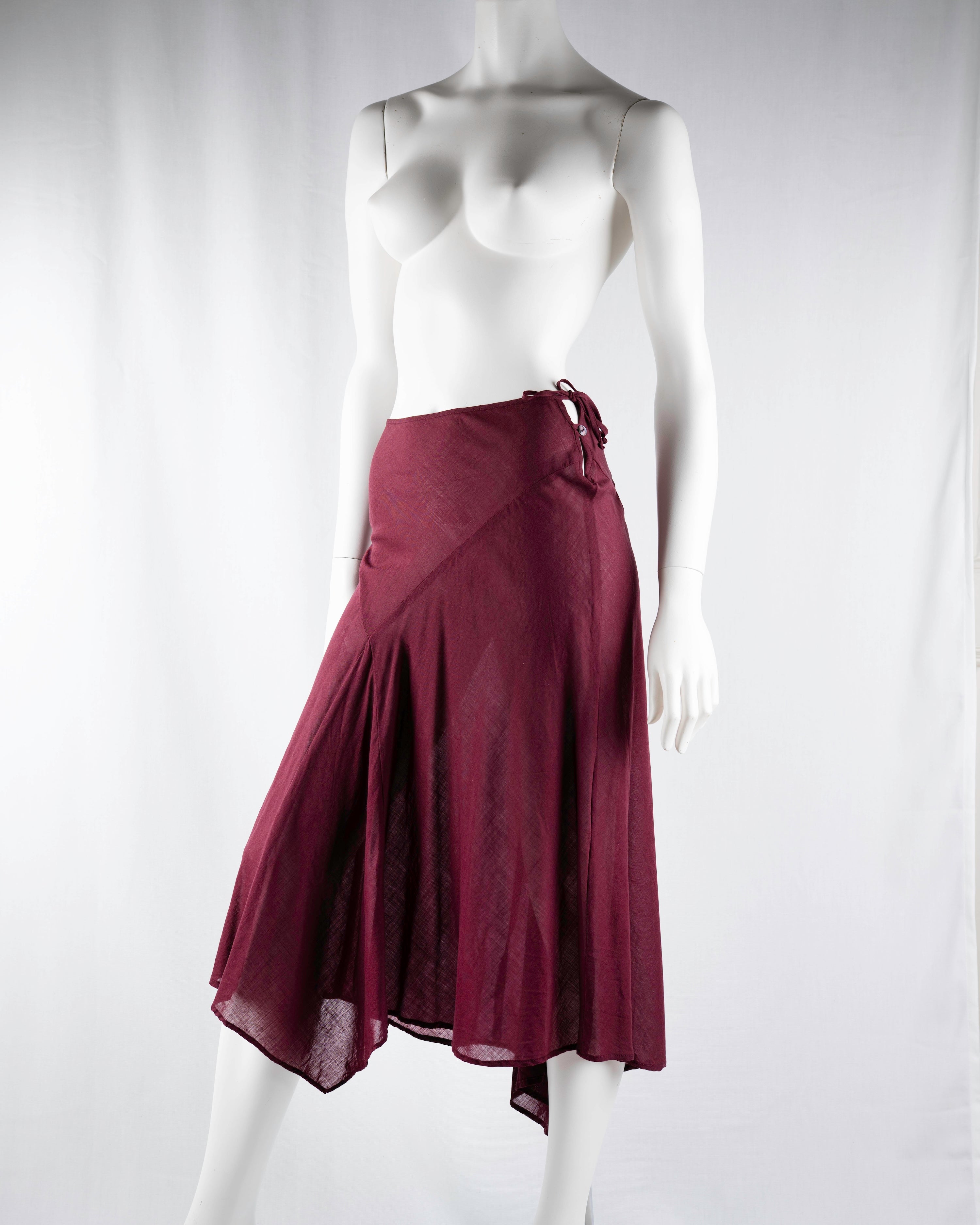 Patrizia Pepe Wool Asymmetric Skirt