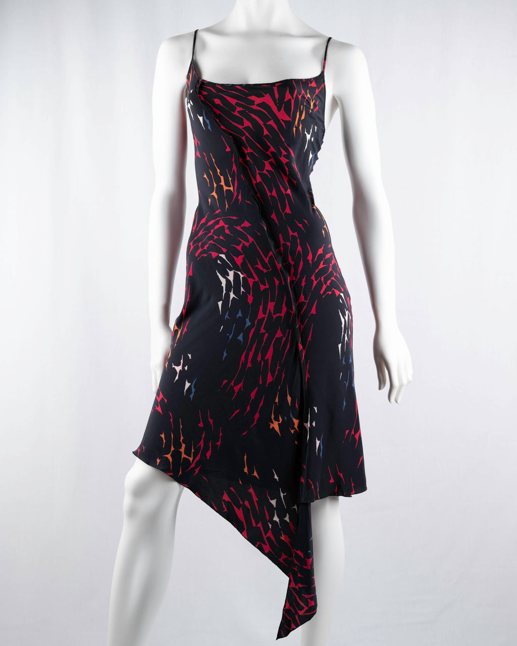 Patrizia Pepe Firenze Silk Asymmetric Dress