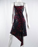 Patrizia Pepe Firenze Silk Asymmetric Dress