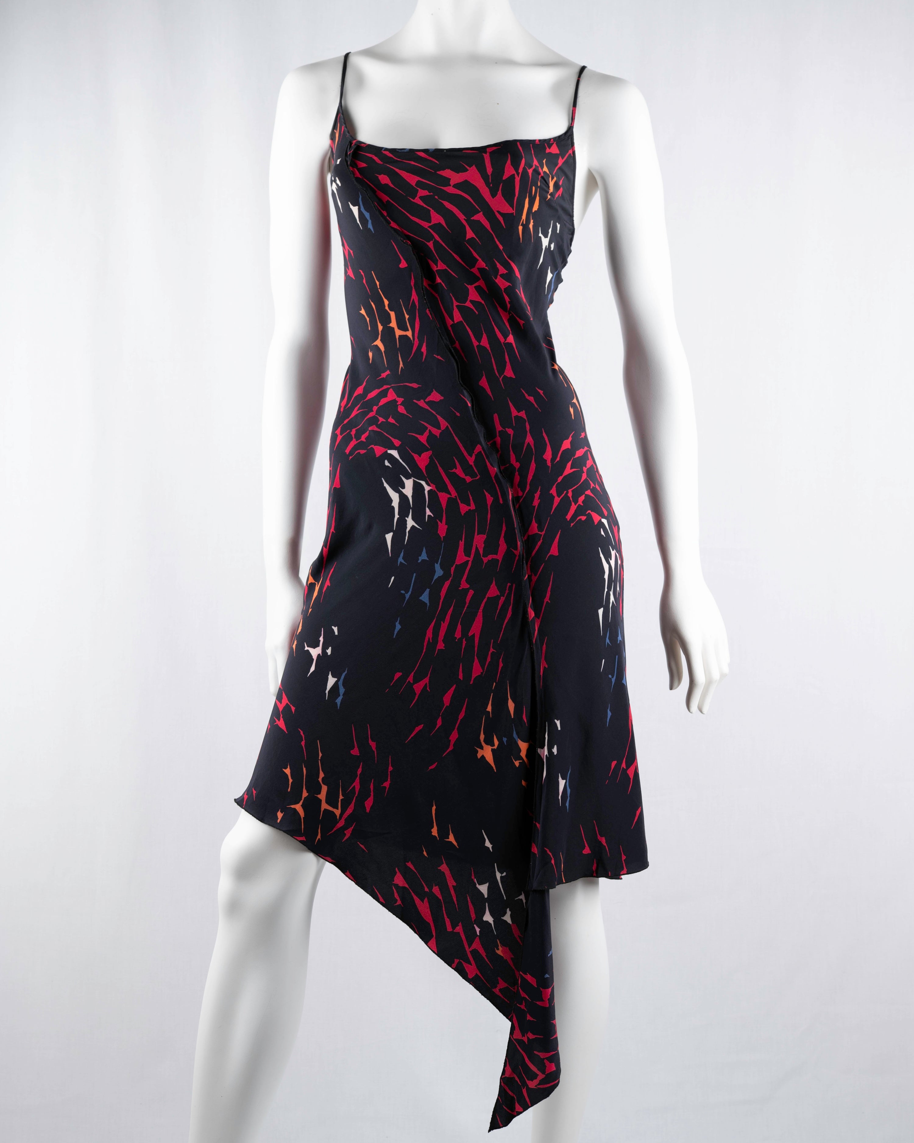 Patrizia Pepe Firenze Silk Asymmetric Dress
