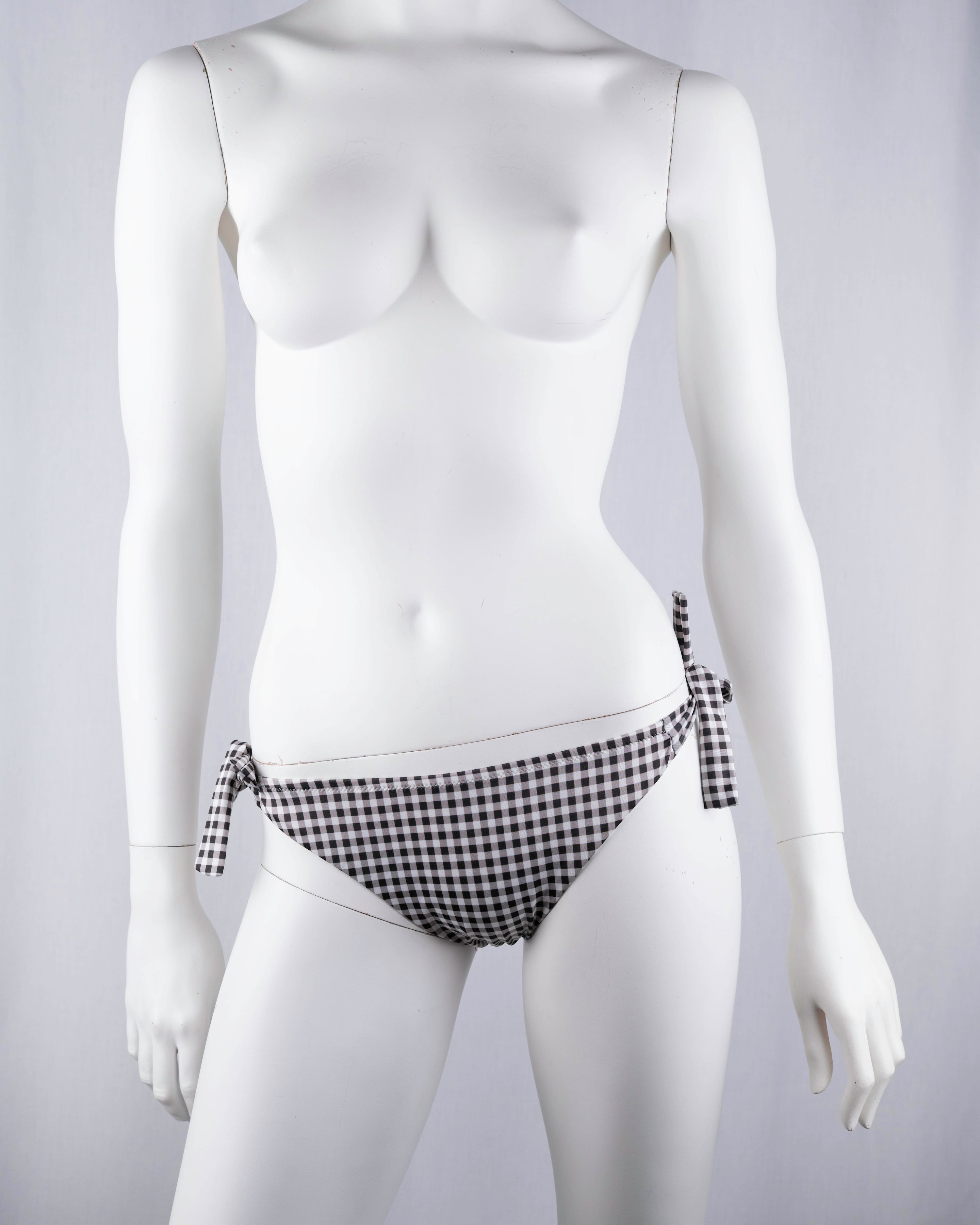 Blugirl Blumarine Gingham Bikini Bottoms