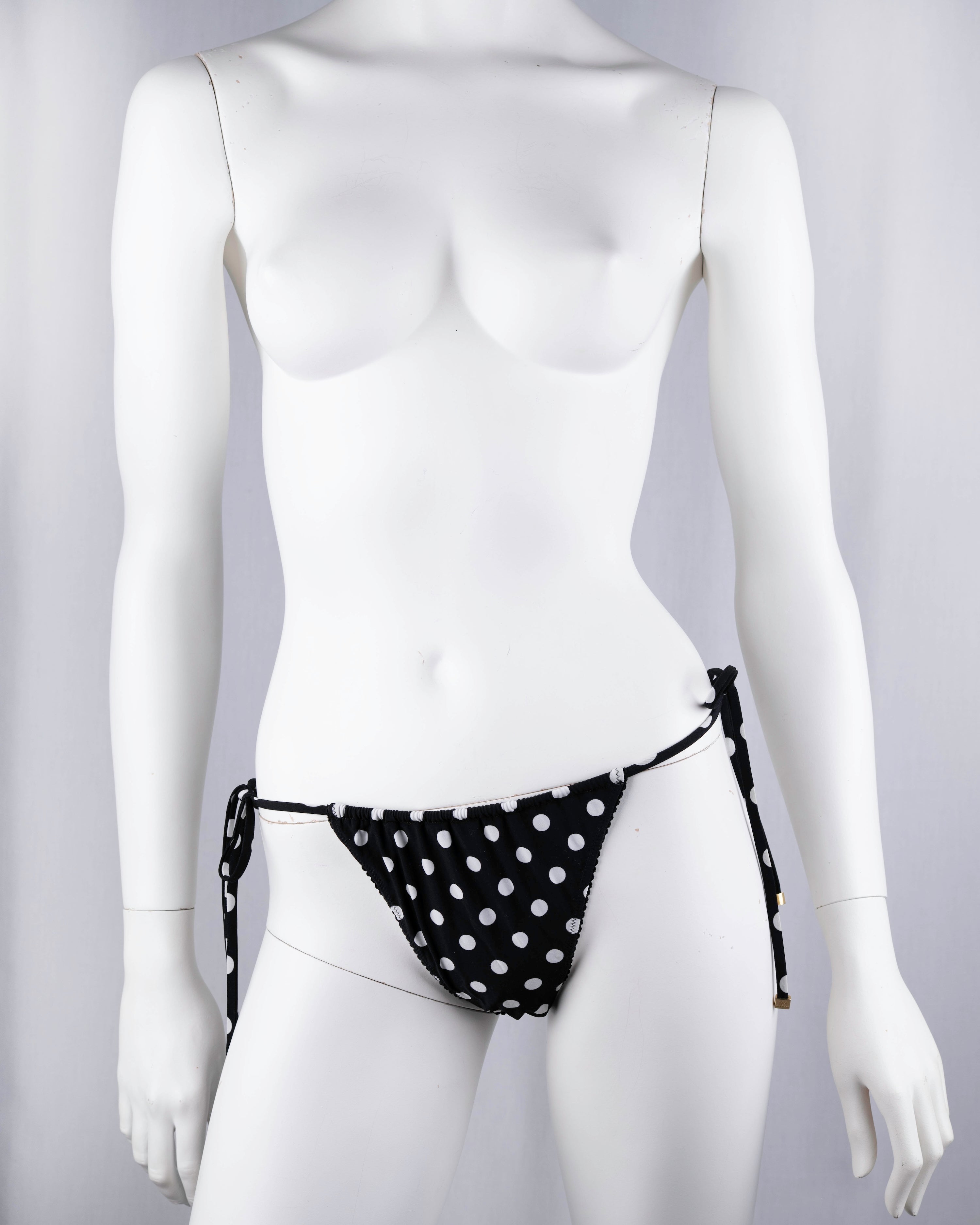 Dolce & Gabbana Beachwear Polka Dot Bikini Bottoms