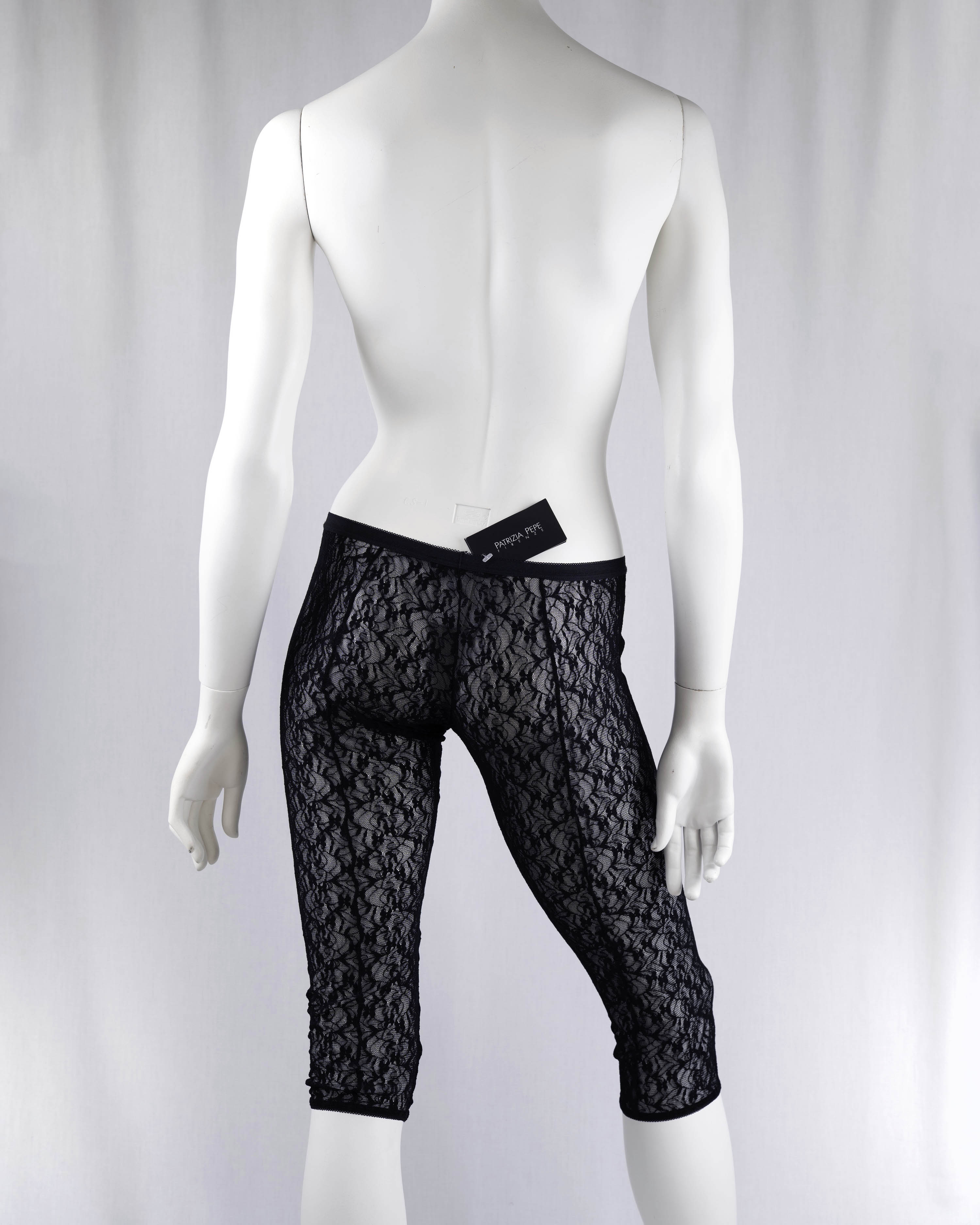 Patrizia Pepe Firenze Lace Capri Leggings