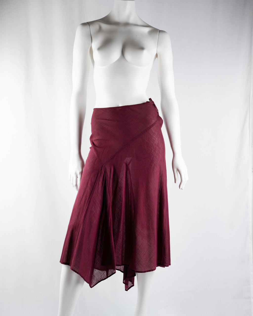 Patrizia Pepe Wool Asymmetric Skirt