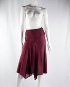 Patrizia Pepe Wool Asymmetric Skirt