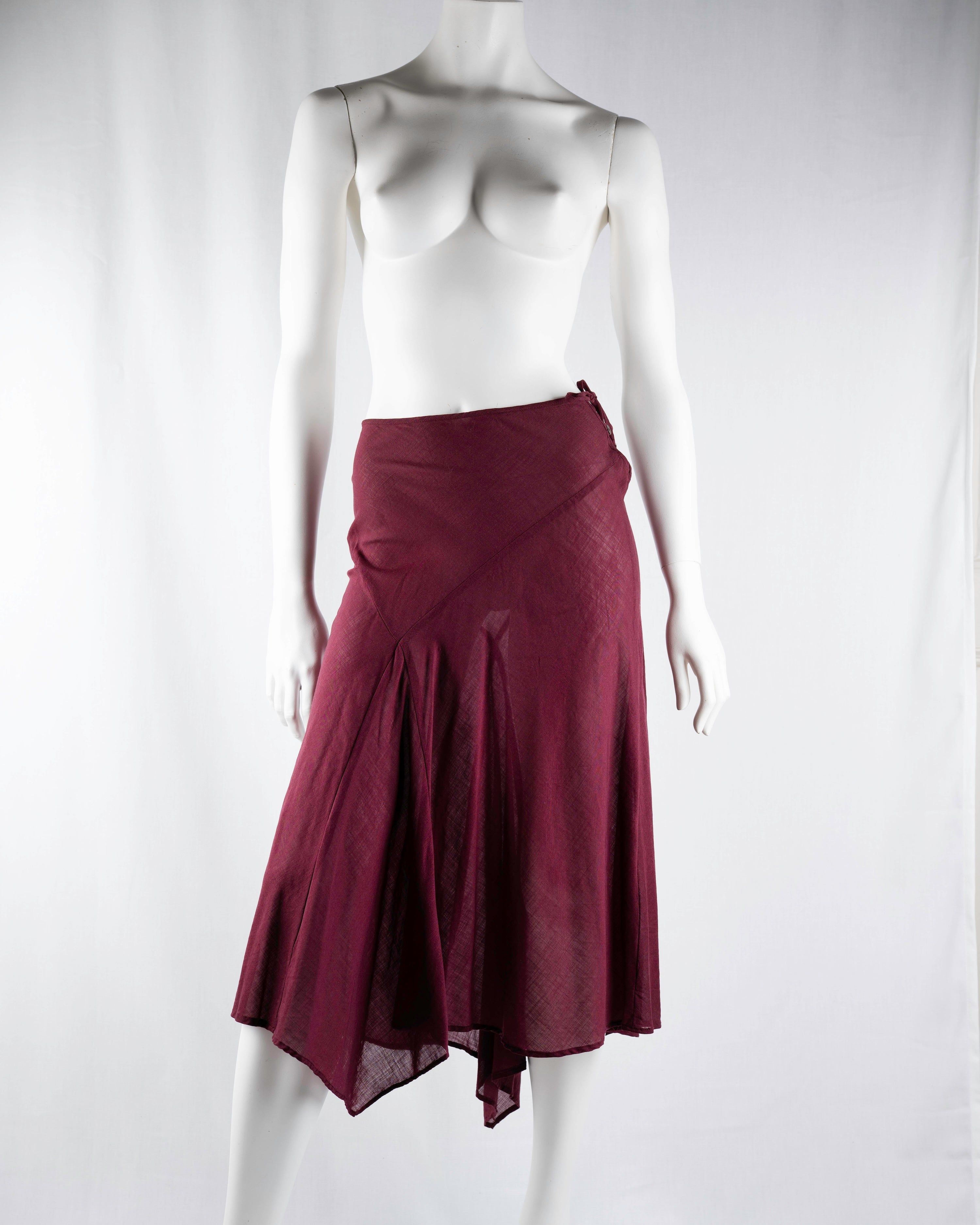 Patrizia Pepe Wool Asymmetric Skirt