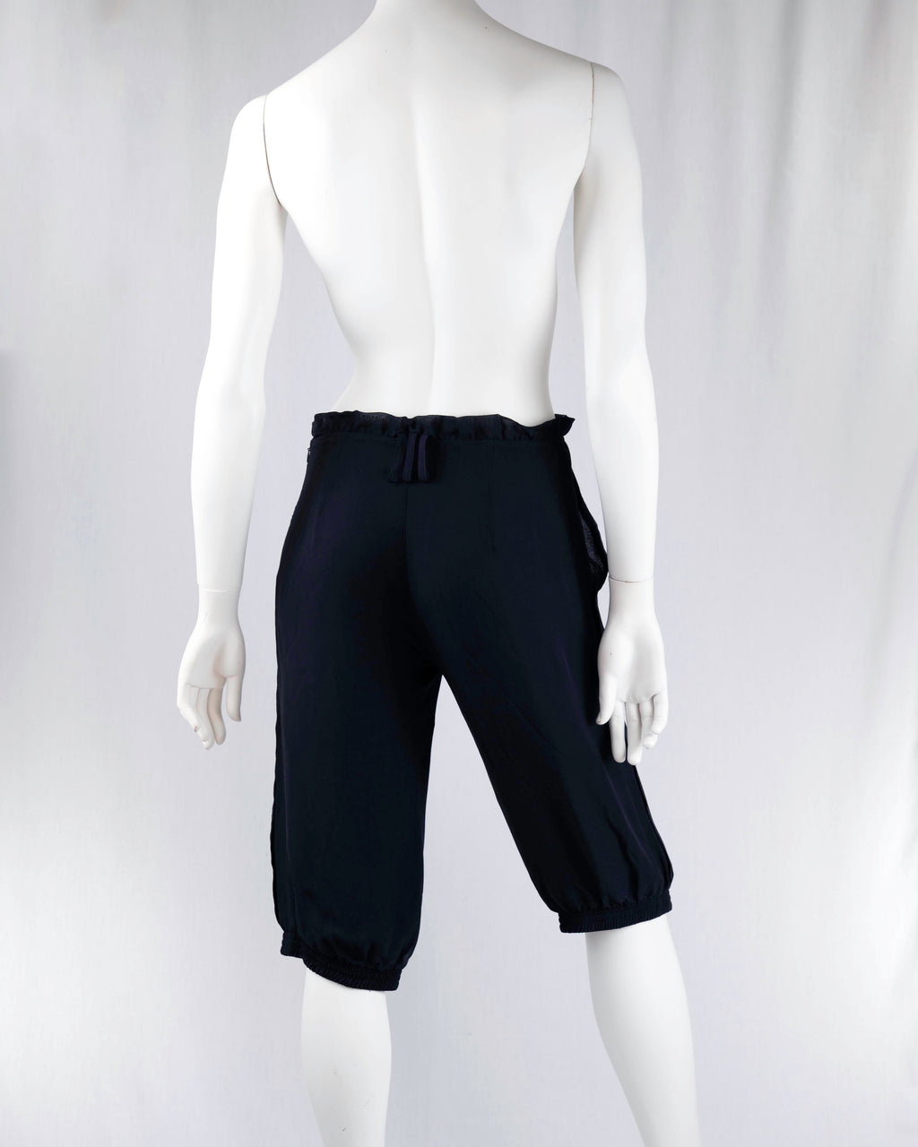 Patrizia Pepe Firenze Silk Sequin Capri Pants