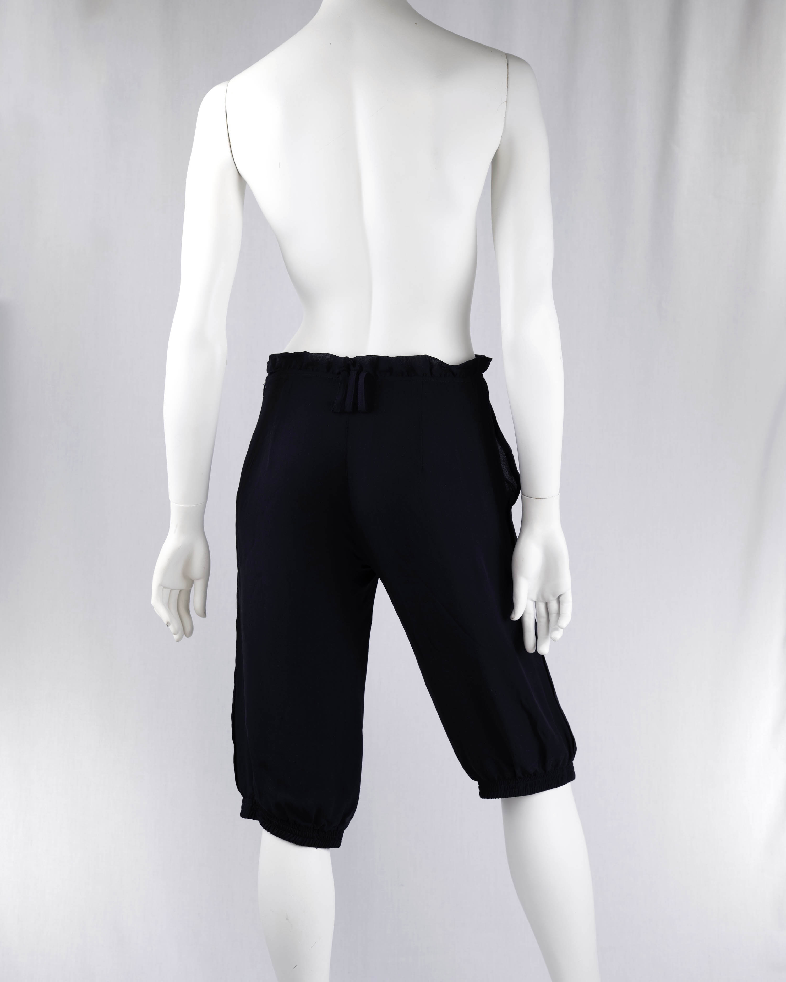 Patrizia Pepe Firenze Silk Sequin Capri Pants