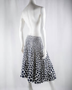 Betty Barclay Silk Polka Dot Midi Skirt