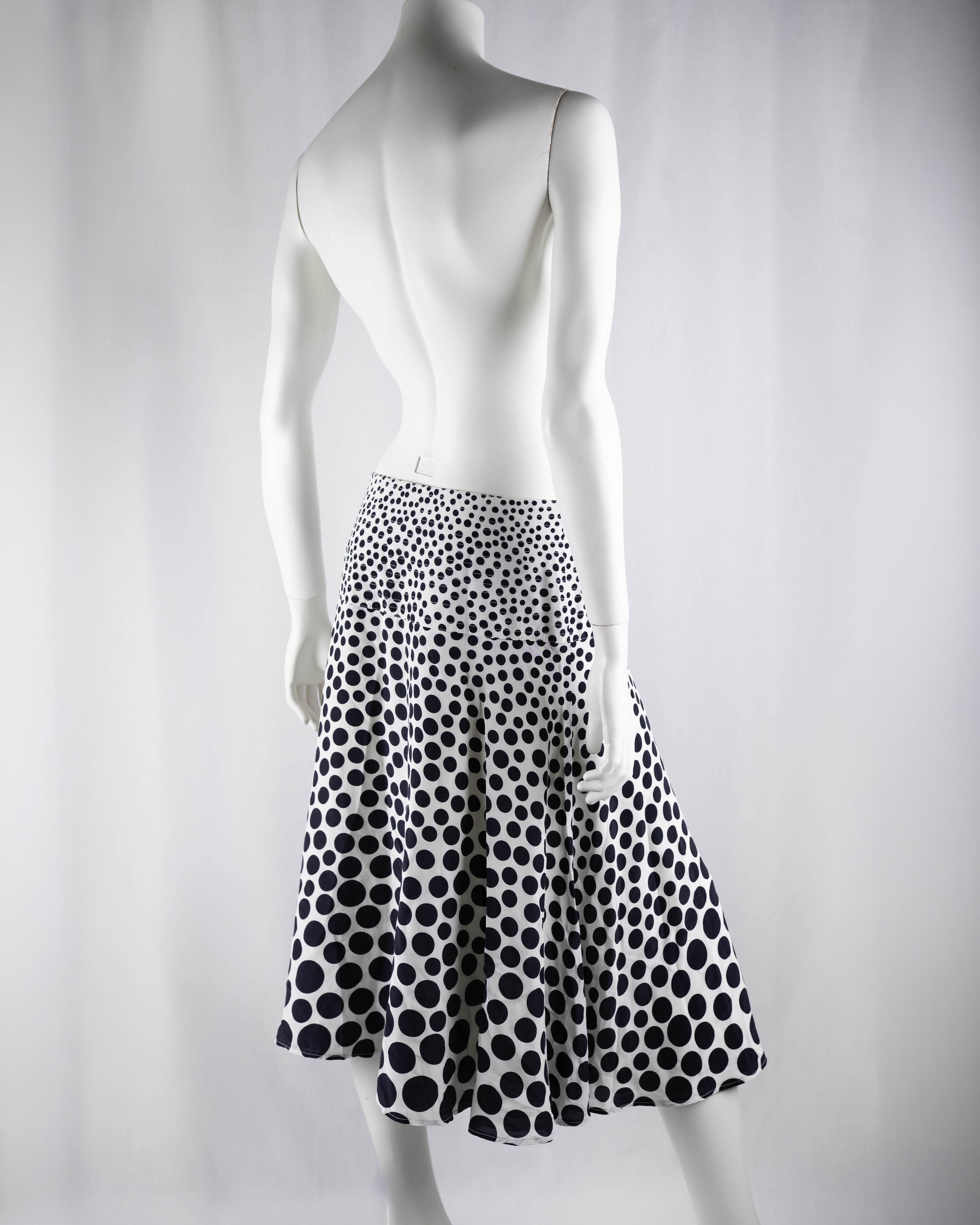 Betty Barclay Silk Polka Dot Midi Skirt