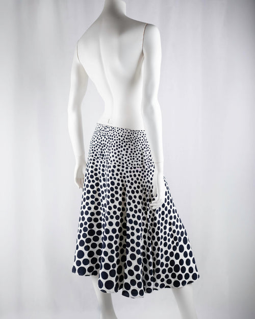 Betty Barclay Silk Polka Dot Midi Skirt