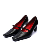 J. Metayer Leather Mary Jane Heels