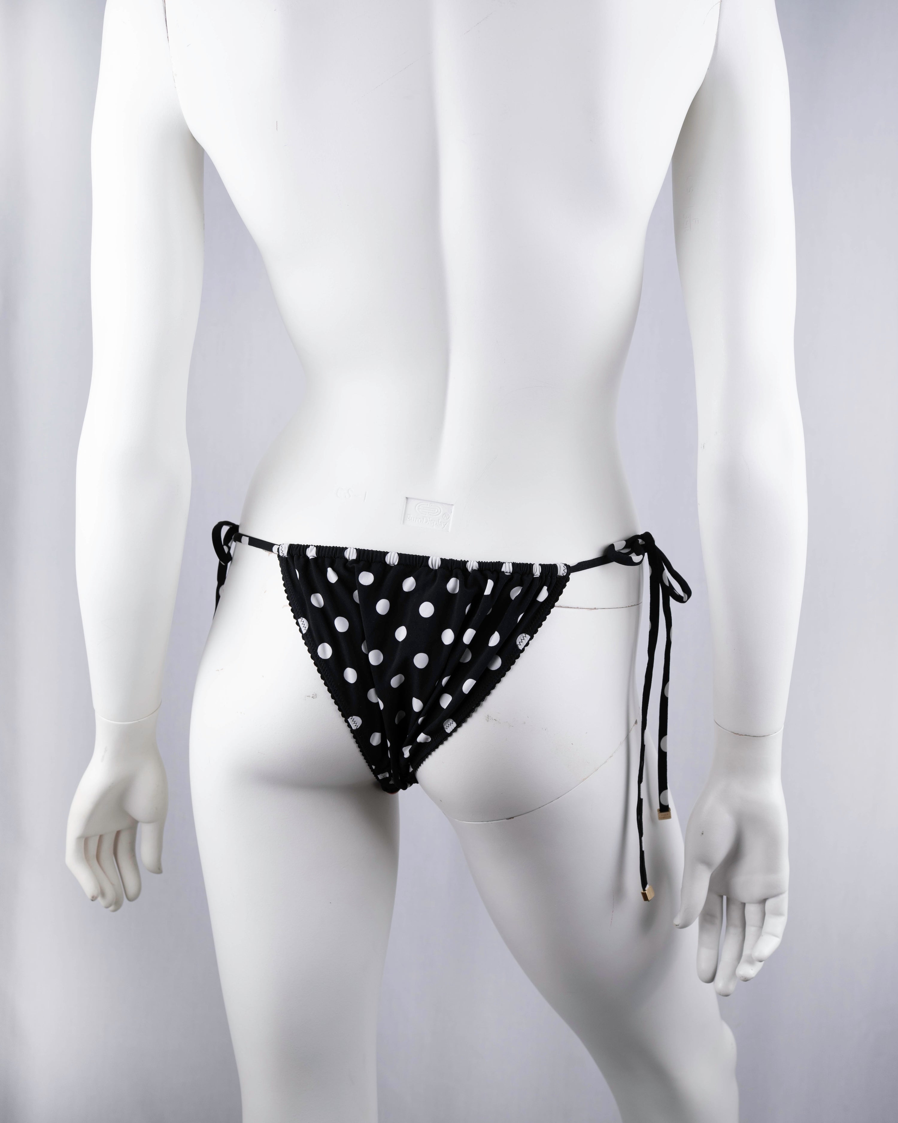 Dolce & Gabbana Beachwear Polka Dot Bikini Bottoms