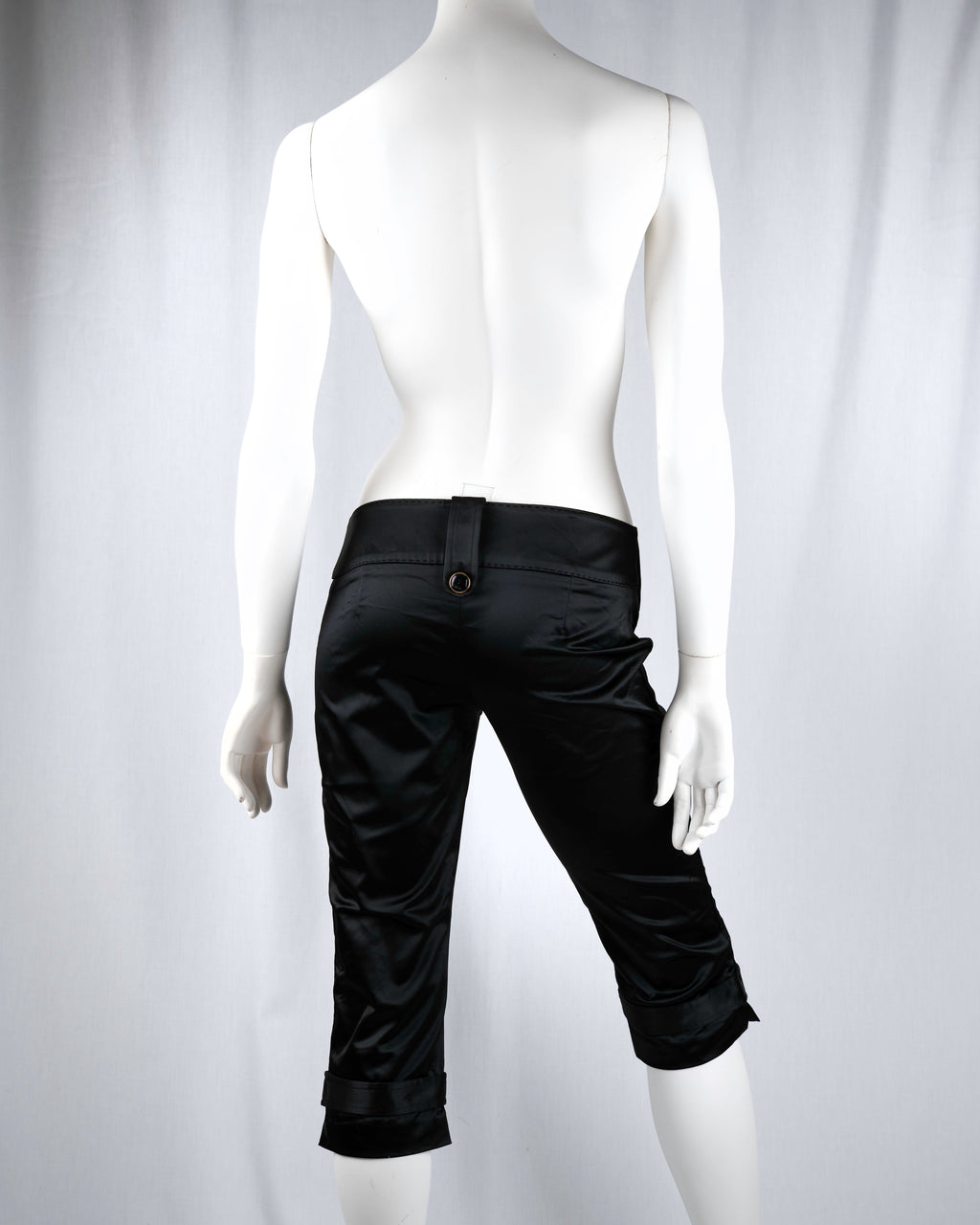 D&G Dolce & Gabbana Black Capri Pants