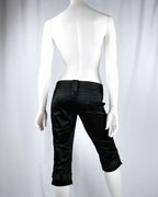D&G Dolce & Gabbana Black Capri Pants