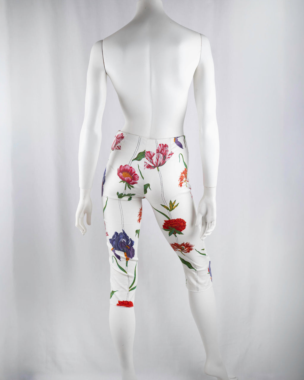 Gianfranco Ferré Jeans Botanical Print Capri Pants