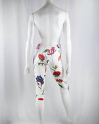 Gianfranco Ferré Jeans Botanical Print Capri Pants