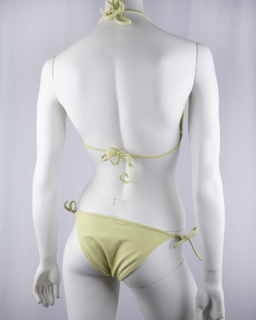 Blumarine Beachwear Lime Green Bikini Set