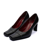 Pierre Chupin Black Leather Pumps