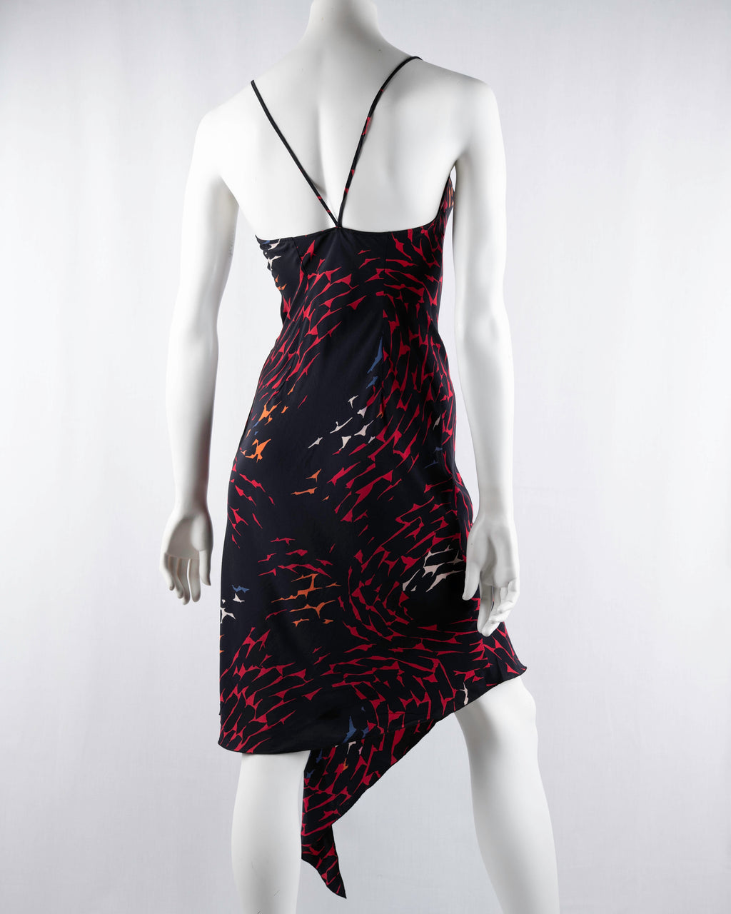 Patrizia Pepe Firenze Silk Asymmetric Dress