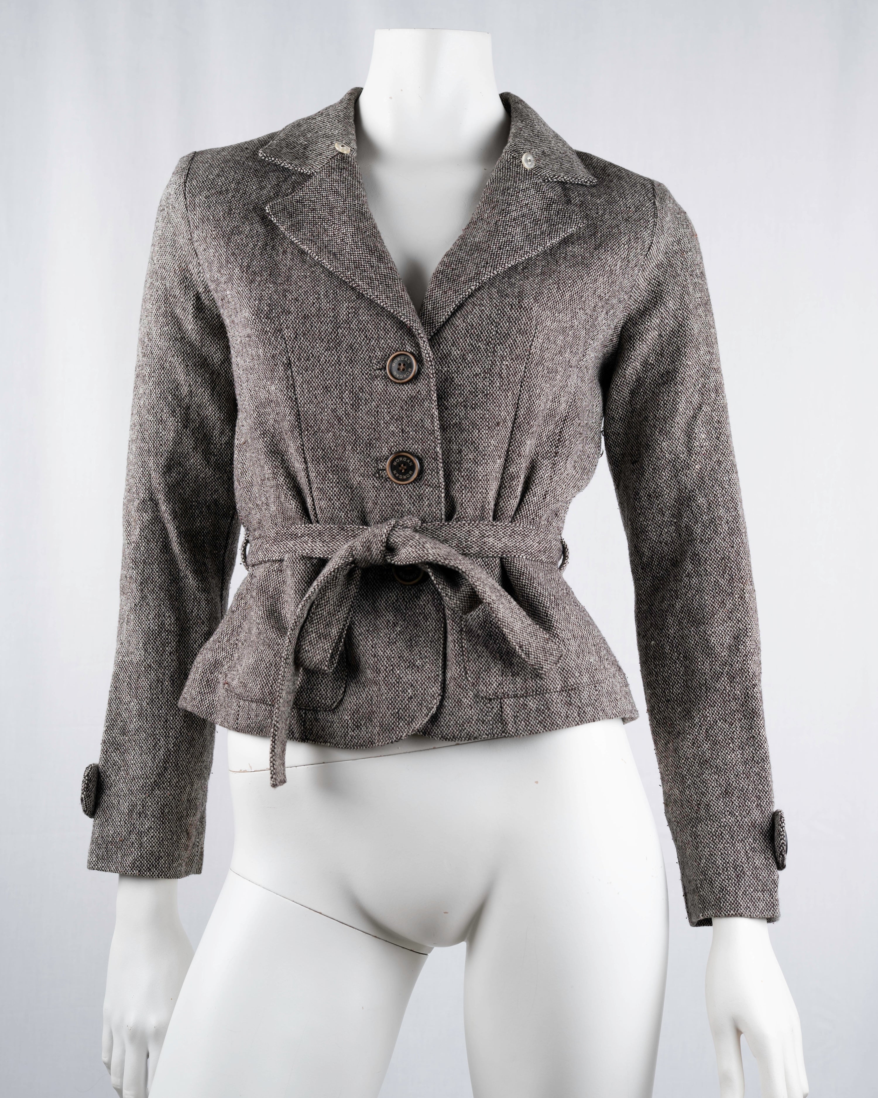 Morgan de Toi Grey Wool Jacket