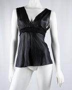 Vintage Black Reversible Top