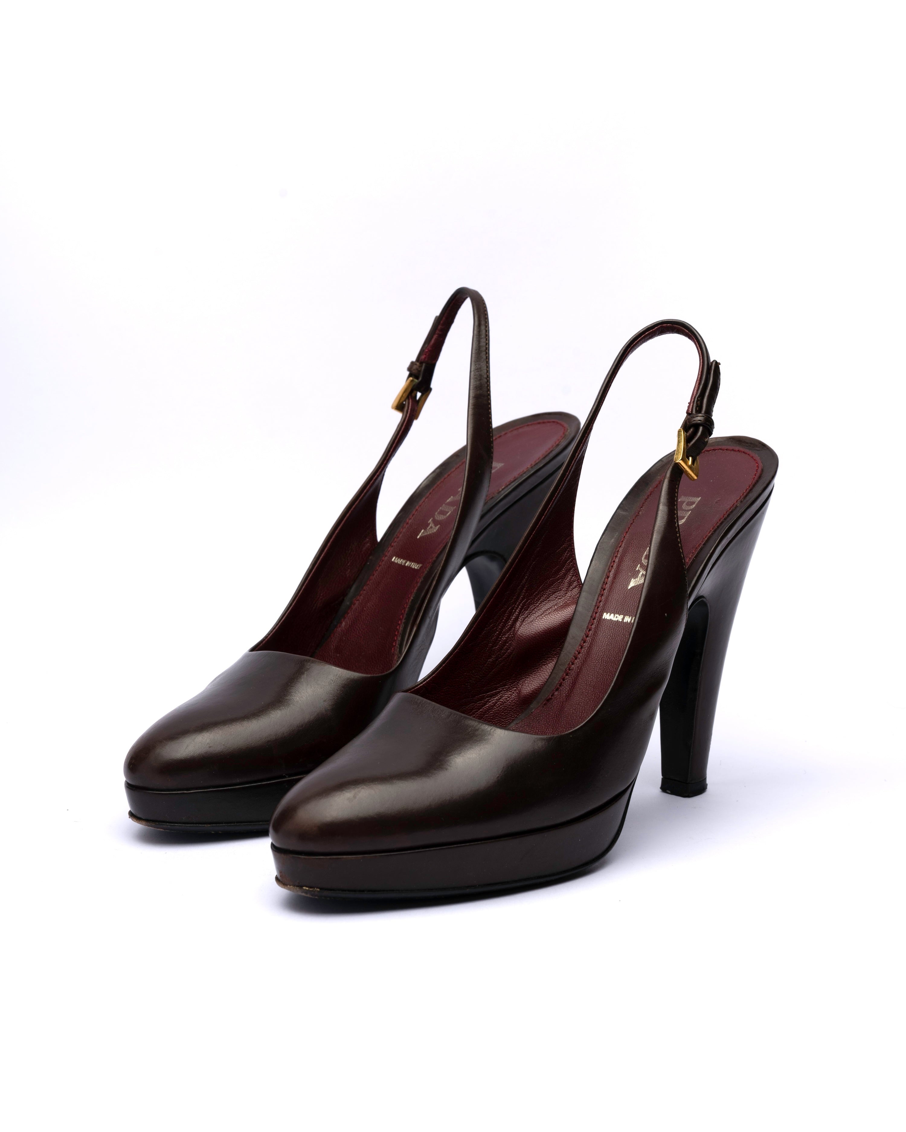 Prada Platform Slingback Pumps