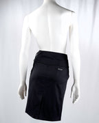 Prada Black High-Waist Pencil Skirt with Side Zip
