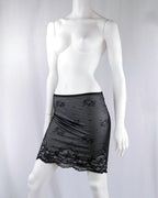 Intimissimi Black Lace Mini Skirt