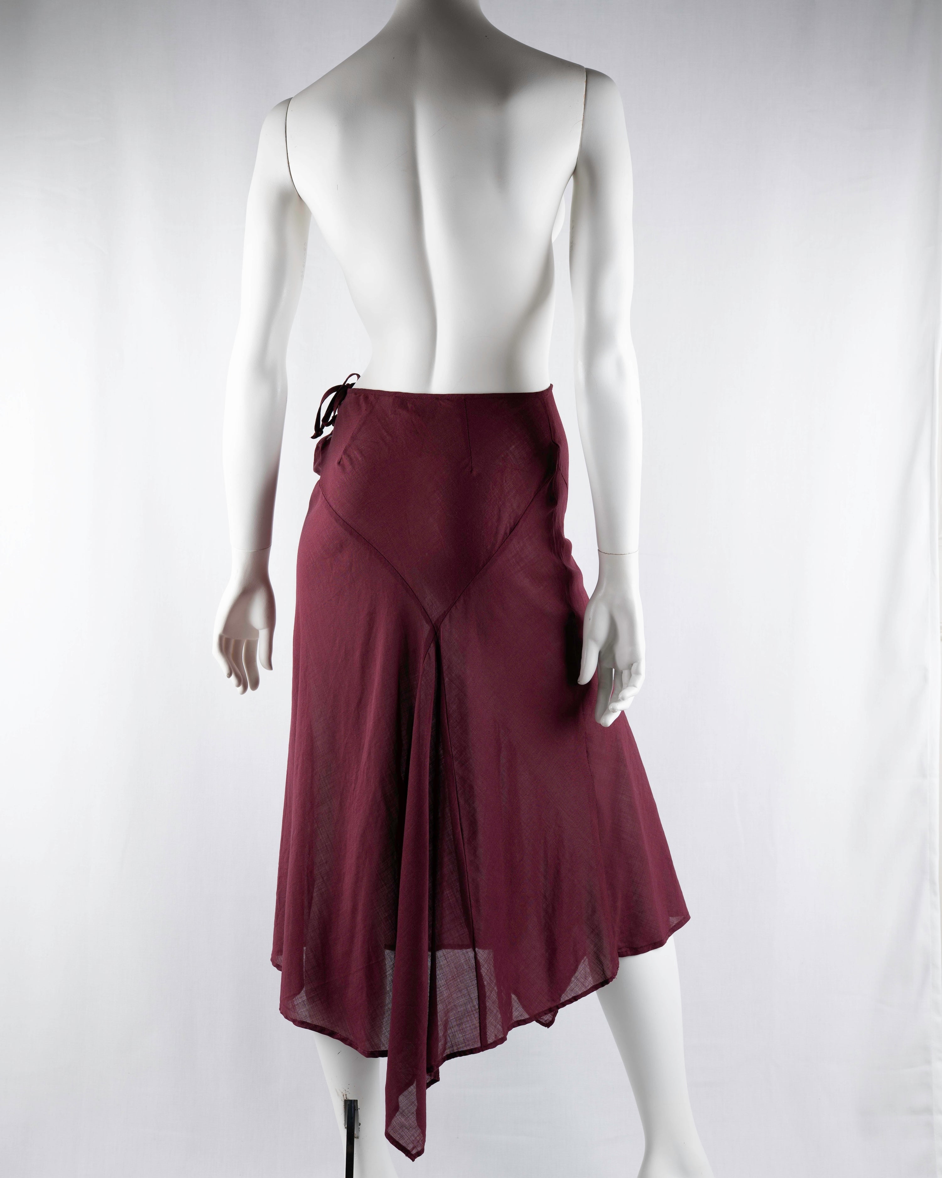 Patrizia Pepe Wool Asymmetric Skirt