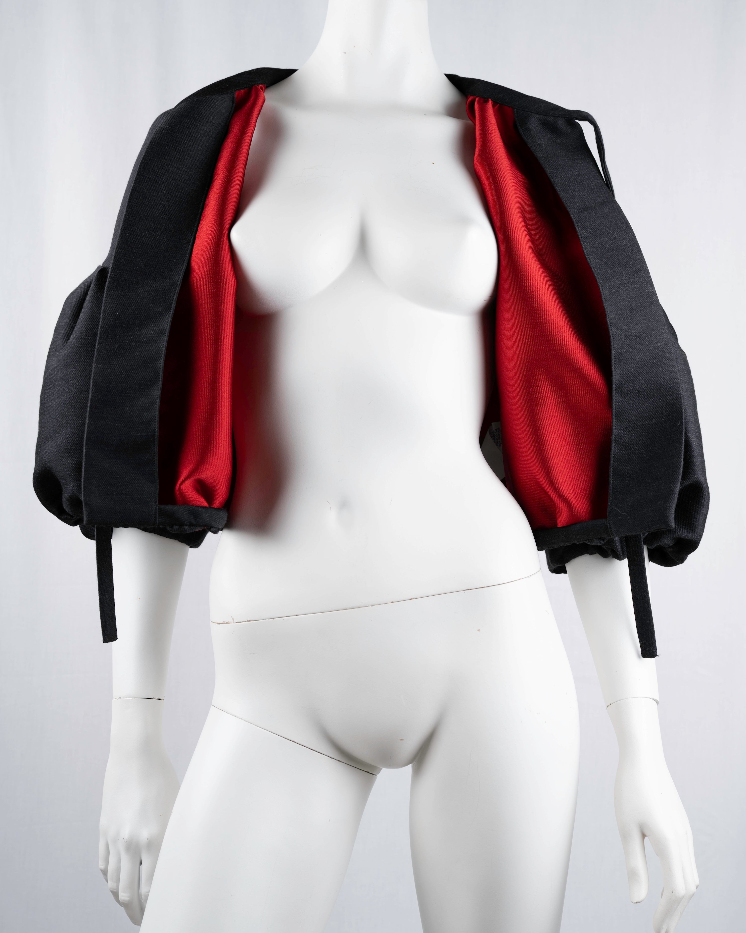 Paule Ka Paris Black Cropped Bolero Jacket