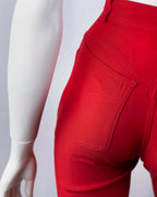 Moschino Couture Blood Red Capri Pants