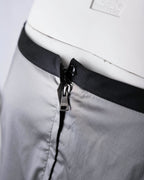 Dolce & Gabbana Silver Silk Pencil Skirt