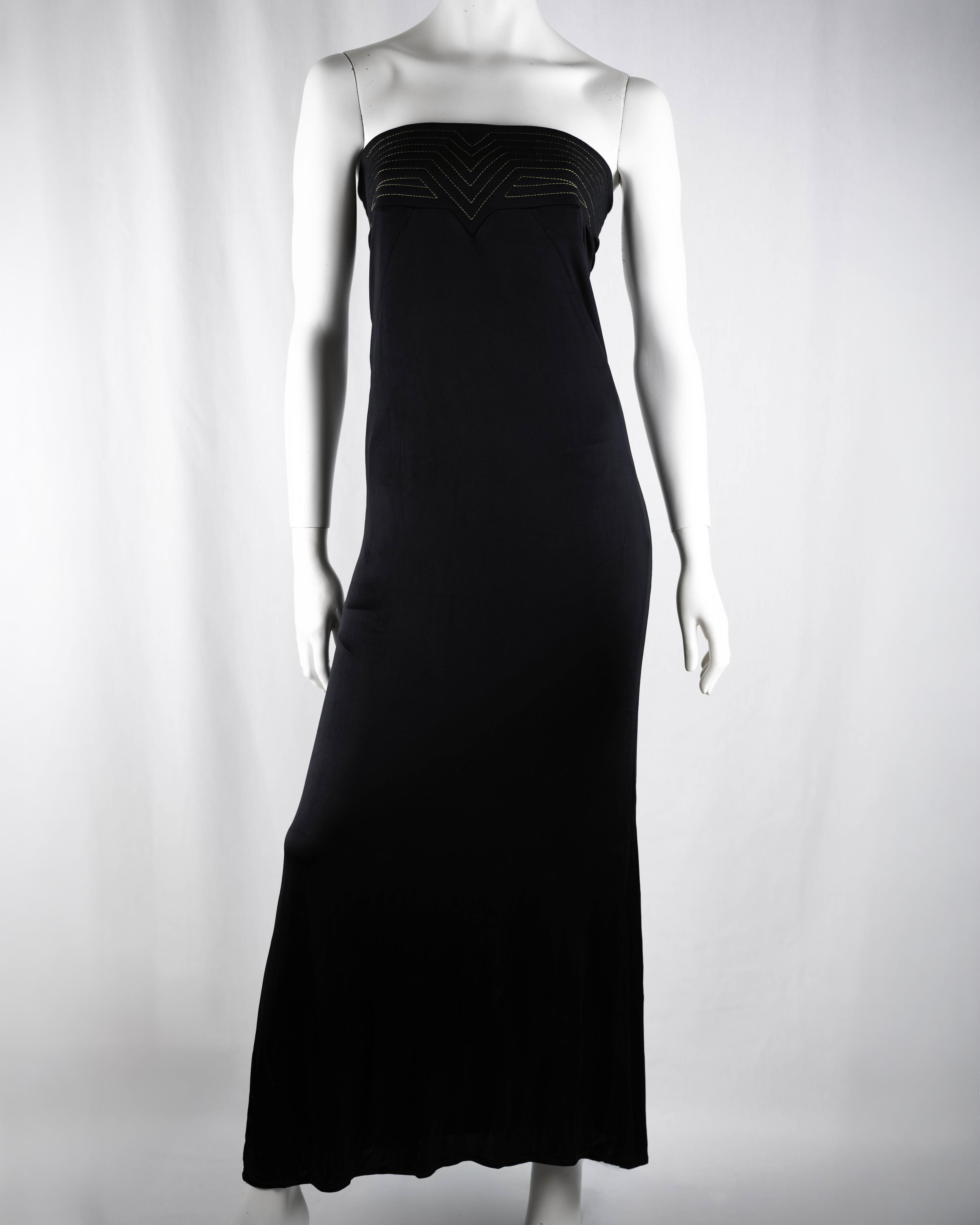 Versace Collection Viscose Maxi Skirt