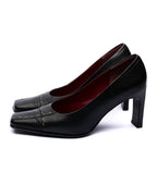 Pierre Chupin Black Leather Pumps
