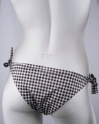 Blugirl Blumarine Gingham Bikini Bottoms