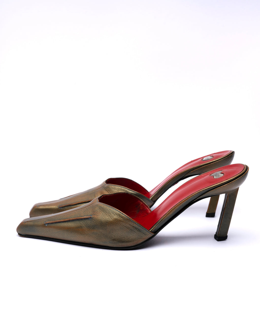 Free Lance Leather Mule Heels
