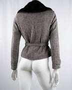 Morgan de Toi Grey Wool Jacket