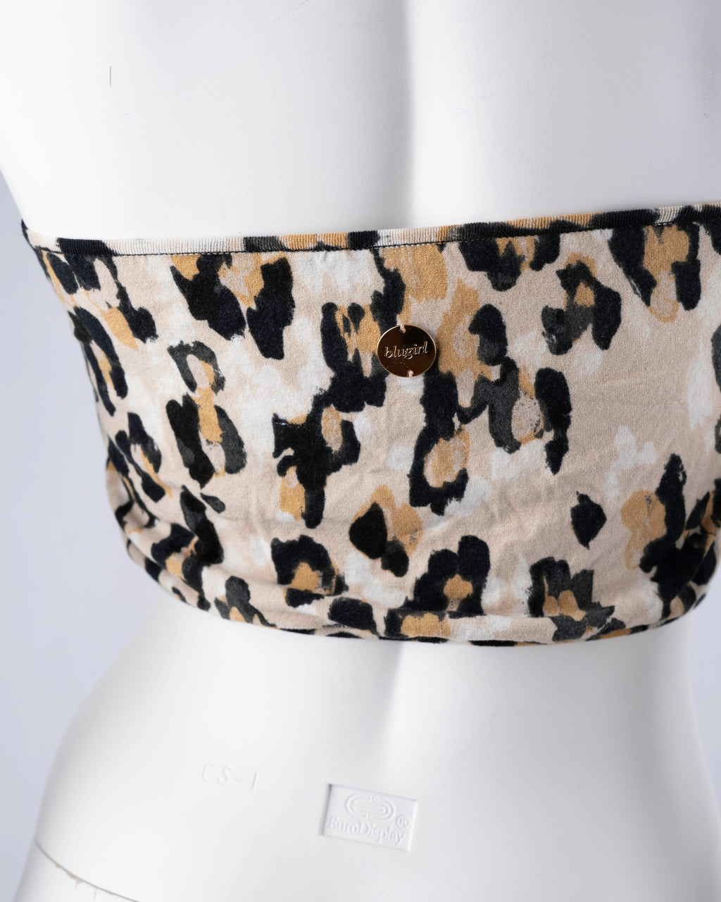 Blugirl Blumarine Leopard Print Bandeau Top